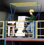 High Pallet Pivot Mezzanine Gate