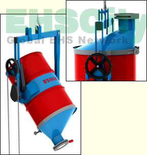 Asymmetric Drum Cone with slide gate valve - Morse model # 5-SG-90-23