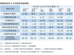 武鋼2016社會責任報告安全指數(shù)